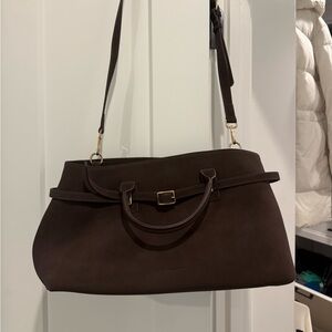 Brown Suede Doctor Bag